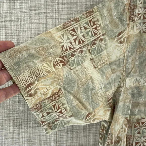 Weekender Silk Blend Short Sleeve button down Shirt men's XL 8936/b - Picture 6 of 8